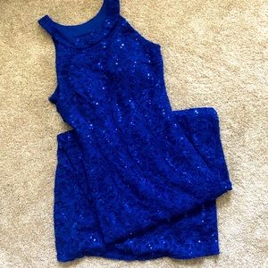 R&M Richards Petite Blue Dress, 10P